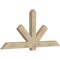 Ekena Millwork Kennewick Rough Sawn Timber Gable Bracket, Douglas Fir, 84"W x 38"H x 4"D x 6"F, 11/12 Pitch GBW084X38X0406KEN00RDF - alternate 2